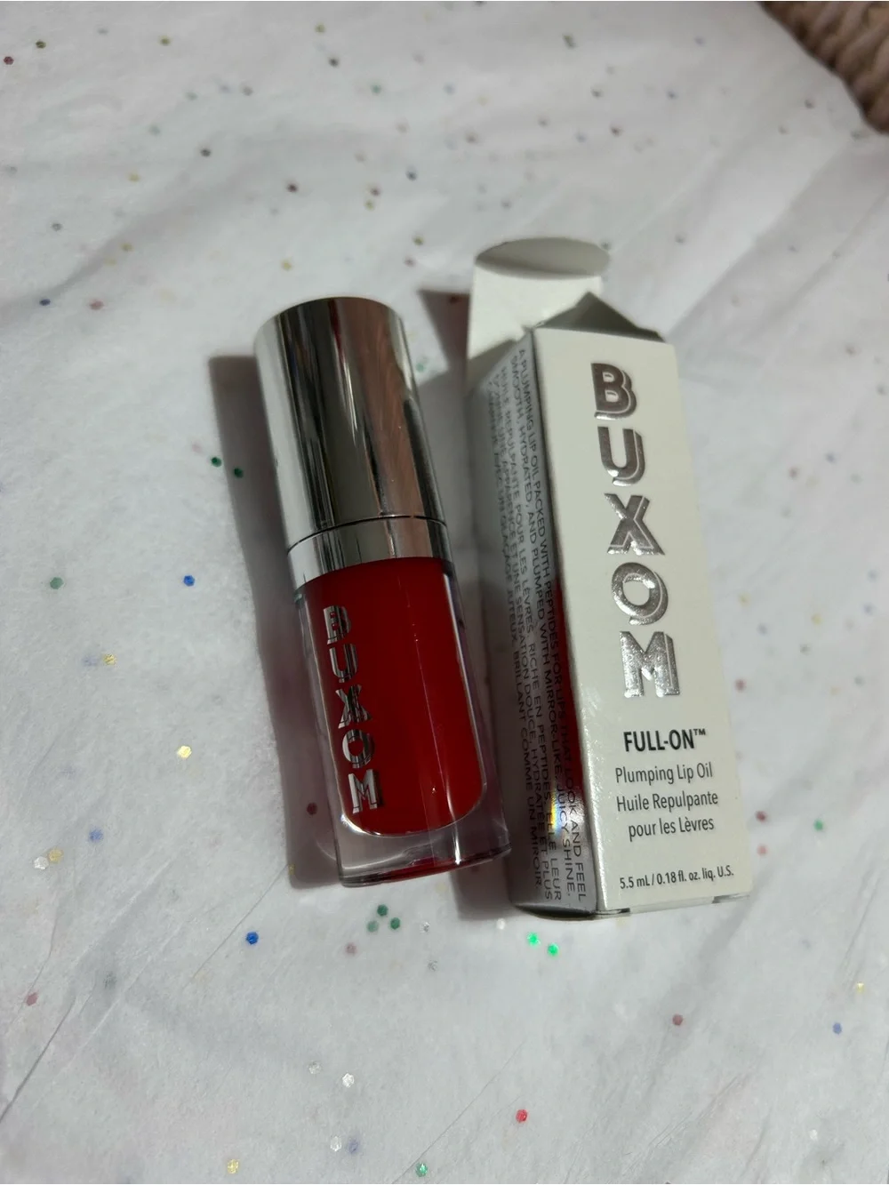 BUXOM Lipstick - Deep Red Cream Finish